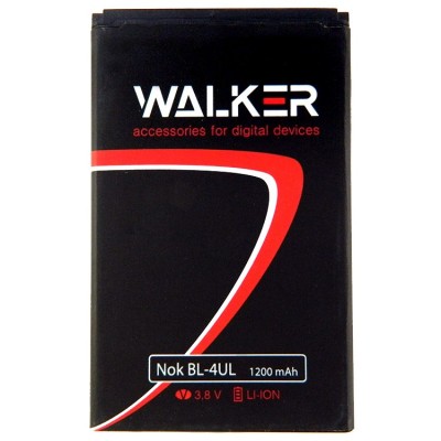 Аккумуляторная батарея Walker для Nokia BL-4UL 1200mAh Аккумуляторная батарея Walker для Nokia BL-4UL 1200mAh