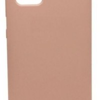 Накладка для Samsung Galaxy A51 Silicone cover без логотипа пудро