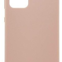 Накладка для Samsung Galaxy A72 Silicone cover пудро