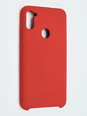 Накладка для Samsung Galaxy A11/M11 Silicone cover красная Накладка для Samsung Galaxy A11/M11 Silicone cover красная