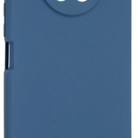 Накладка для Huawei Honor 50 Lite/Nova 8i Silicone cover без логотипа тёмно-синяя