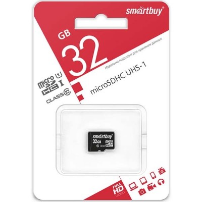 micro SDHC карта памяти Smartbuy 32GB Class 10 UHS-I (без адаптера) micro SDHC карта памяти Smartbuy 32GB Class 10 UHS-I (без адаптера)