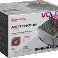 Стабилизатор напряжения Defender AVR Typhoon 1000 320Вт черный