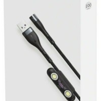 Usb Кабель-зарядка Micro+Lightning+Type-C Baseus Zinc Magnetic 1м 5A (CA1T3-BG1) черный