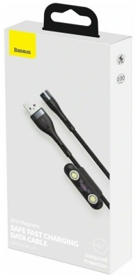 Usb Кабель-зарядка Micro+Lightning+Type-C Baseus Zinc Magnetic 1м 5A (CA1T3-BG1) черный Usb Кабель-зарядка Micro+Lightning+Type-C Baseus Zinc Magnetic 1м 5A (CA1T3-BG1) черный