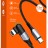 Usb Кабель-зарядка Type-C на Lightning Hoco U100 Orbit 5A 100W 1.5м угловой черный