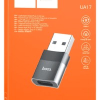 Переходник USB наType-C Hoco UA17 черный