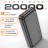 Повербанк с быстрой зарядкой Hoco J1-01A 20000mAh 2USB/1USB-C 18W/20W черный