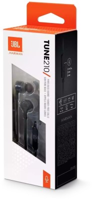 Наушники с микрофоном JBL T210 1.2м черные Наушники с микрофоном JBL T210 1.2м черные