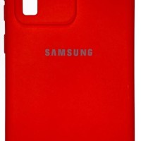 Накладка для Samsung Galaxy S20 Ultra Silicone cover красная