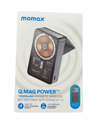 Powerbank магнитный с MagSafe Momax Q. Mag Power11 10000mAh IP111E черный 