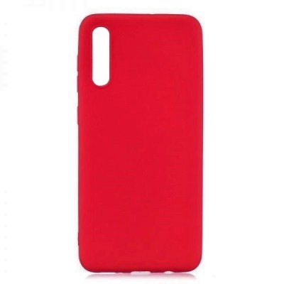 Накладка для Samsung Galaxy A50/A50S/A30S Silicone cover без логотипа красная Накладка для Samsung Galaxy A50/A50S/A30S Silicone cover без логотипа красная