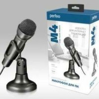 Микрофон для компьютера Perfeo M4 (PF_C3205) 3.5мм 1.8м черный