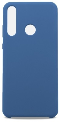 Накладка для Huawei Y6P Silicone cover синяя Накладка для Huawei Y6P Silicone cover синяя