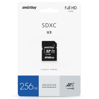 micro SDXC карта памяти Smartbuy 256GB U3 V30 A1 Advanced R/W up to 90/55 с адапт. (SB256GBSDU1A-AD) micro SDXC карта памяти Smartbuy 256GB U3 V30 A1 Advanced R/W up to 90/55 с адапт. (SB256GBSDU1A-AD)