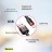 Usb Кабель-зарядка Lightning Baseus Cafule 3м (CALKLF-R09), в тканевой оплетке, красный