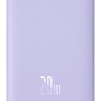Powerbank с беспроводной зарядкой Baseus Magnetic Wireless 10000mAh 20W (PPCX110105) фиолетовый