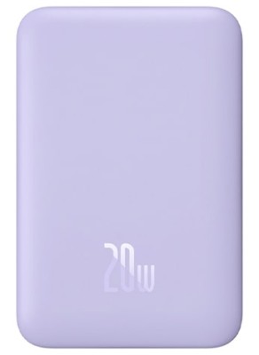 Powerbank с беспроводной зарядкой Baseus Magnetic Wireless 10000mAh 20W (PPCX110105) фиолетовый Powerbank с беспроводной зарядкой Baseus Magnetic Wireless 10000mAh 20W (PPCX110105) фиолетовый
