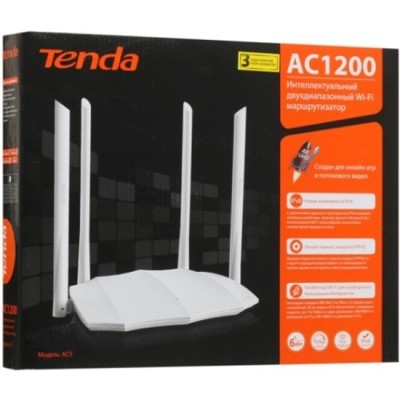 Wi-Fi роутер Tenda AC5 белый Wi-Fi роутер Tenda AC5 белый