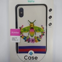 Накладка для i-Phone XS Max TOTU кромка силикон с рисунком