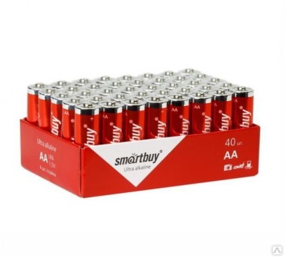 Батарейка алкалиновая Smartbuy LR6/40 bulk (40/720)  SBBA-2A40S Батарейка алкалиновая Smartbuy LR6/40 bulk (40/720)  SBBA-2A40S