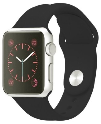 Сменный браслет силиконовая для Apple Watch 42mm черный Сменный браслет силиконовая для Apple Watch 42mm черный