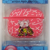 Силиконовый светящийся в темноте чехол для AirPods 3 Luxo Kaws рисунок №35