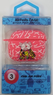 Силиконовый светящийся в темноте чехол для AirPods 3 Luxo Kaws рисунок №35 Силиконовый светящийся в темноте чехол для AirPods 3 Luxo Kaws рисунок №35