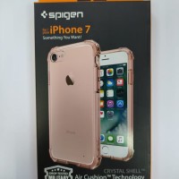 Чехол Spigen для i-Phone 7 Crystal Shell , кристально - розовый  (042CS20308)