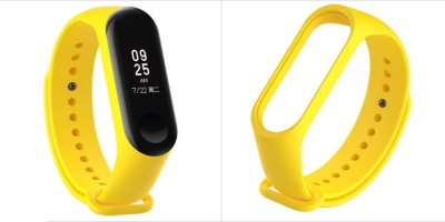 Ремешок для Xiaomi Mi Band 3/4 силиконовый желтый Ремешок для Xiaomi Mi Band 3/4 силиконовый желтый