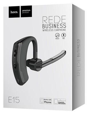 Bluetooth-гарнитура Hoco E15 черная Bluetooth-гарнитура Hoco E15 черная
