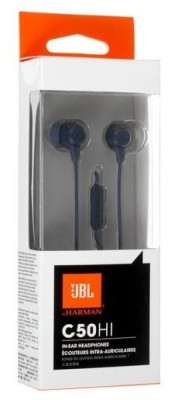 Наушники с микрофоном JBL C50HI 1.2м синие Наушники с микрофоном JBL C50HI 1.2м синие