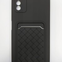 Накладка для Xiaomi Pocophone M3 силикон матовый с карманом для карты