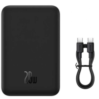 Powerbank с беспроводной зарядкой Baseus Magnetic Wireless 20000mAh 20W (PPCX150001) чёрный
