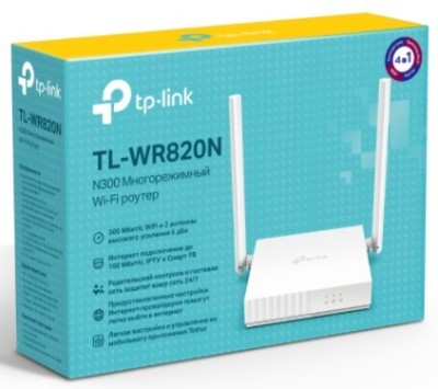 Wi-Fi роутер TP-Link TL-WR820N белый Wi-Fi роутер TP-Link TL-WR820N белый