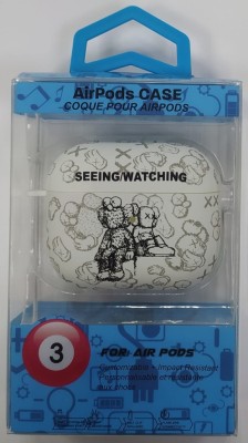 Силиконовый светящийся в темноте чехол для AirPods 3 Luxo Kaws рисунок №36 Силиконовый светящийся в темноте чехол для AirPods 3 Luxo Kaws рисунок №36