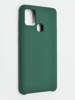 Накладка для Samsung Galaxy A21S Silicone cover без логотипа зеленая Накладка для Samsung Galaxy A21S Silicone cover без логотипа зеленая