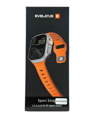 Сменный браслет Evelatus для Apple Watch 42-44-45-49mm оранжевый Сменный браслет Evelatus для Apple Watch 42-44-45-49mm -  популярный вариант среди пользователей Apple Watch. Ремешок Evelatus совместим с моделями Apple Watch диаметром 42-44-45-49mm. Материал: ремешок изготовлен из высококачественного силикона, мягкого, гибкого и удобного в ношении. Дизайн: Ремешок имеет элегантный минималистичный дизайн и гладкую матовую поверхность. Быстросъемный механизм позволяет легко переключаться между ремнями.
Противоаллергенный и гипоаллергенный материал.
Дышащая конструкция помогает сохранять запястье прохладным и сухим. Легко чистить и обслуживать. Он идеально подходит для повседневного ношения и его можно легко заменить на другие ремешки, соответствующие вашему настроению или наряду.