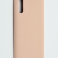 Накладка для Samsung Galaxy A50/A50S/A30S Silicone cover без логотипа пудро