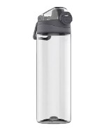 Бутылка для воды Xiaomi Quange Tritan Bottle Simple 480ml серая Бутылка для воды Xiаomi Quange выполнена из специального материала Tritan, который не выделяет вредных веществ и не источает запаха, а также устойчив к высоким температурам. Тем самым является качественной тарой для ваших напитков. Бутылка легко открывается одной рукой путем нажатия кнопки, поэтому из нее можно пить прямо во время движения. С ней легко пойти на пробежку, в спортзал или на отдых на природе.

Удобный в использовании контейнер для жидкости изготовлен из инновационного материала тритана. Он не содержит вредных для человека веществ и позволяет хранить не только холодные напитки, но и горячий чай или кофе – материал отлично выдерживает температуру до 95˚C.

Бутылка оснащена двумя отверстиями. Маленькое, из которого потребляют жидкость, соответствует эргономическим принципам и обеспечивает плотное прилегание ко рту во время движения за счет косого среза. Широкое отверстие предназначено для мытья и наполнения бутылки. Через него легко добавить к напитку кусочки фруктов или льда.