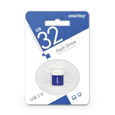 USB флеш накопитель Smartbuy 32GB Lara Blue (SB32GBLARA-B) USB флеш накопитель Smartbuy 32GB Lara Blue (SB32GBLARA-B)
