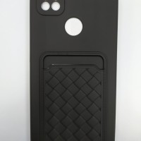 Накладка для Xiaomi Redmi 9C силикон матовый с карманом для карты