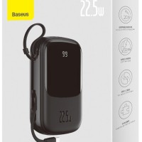 Powerbank Baseus Qpow 20000mAh 1USB/USB-C 22.5W с проводом Type-C (PPQD-01) черный