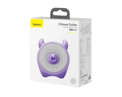 Bluetooth колонка Baseus Cow E06 IP55 V5.0 (NGE06-05) фиолетовая Bluetooth колонка Baseus Cow E06 IP55 V5.0 (NGE06-05) фиолетовая