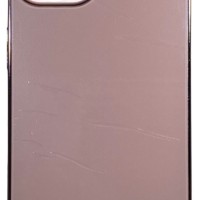 Чехол-накладка для i-Phone 14 пластик розовое золото