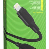 Usb Кабель-зарядка Lightning Borofone BX42 Encore silicone 2.4A 1м силиконовый чёрный