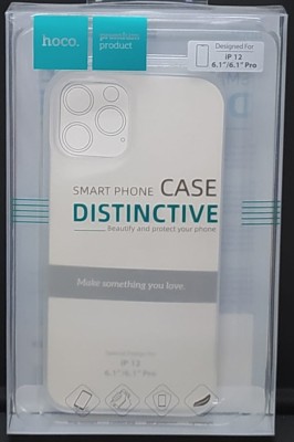 Накладка для i-Phone 12/12 Pro 6.1&quot; Hoco Distinctive силикон прозрачный Накладка для i-Phone 12/12 Pro 6.1" Hoco Distinctive силикон прозрачный