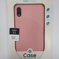 Накладка для i-Phone XS Max TOTU силикон розовый