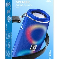 Bluetooth колонка Hoco HC12 BT5.0/2400mAh/4ч/10Вт/TF/FM/USB/AUX синяя