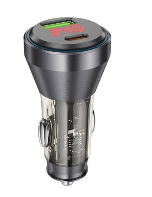 Автомобильное заряд. устр. Hoco NZ12B 1USB/1C 48W серый Автомобильное заряд. устр. Hoco NZ12B 1USB/1C 48W.АЗУ USB-C + USB-A PD30W QC3.0 Hoco NZ12B
Материал: алюминиевый сплав
Выход: USB-A: 18W (QC/FCP/AFC); Type-C：30W（PD/QC/FCP/AFC）； USB-A+Type-C=18W+30W
цифровой дисплей.